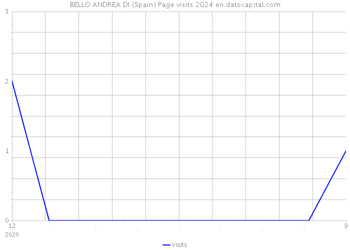 BELLO ANDREA DI (Spain) Page visits 2024 