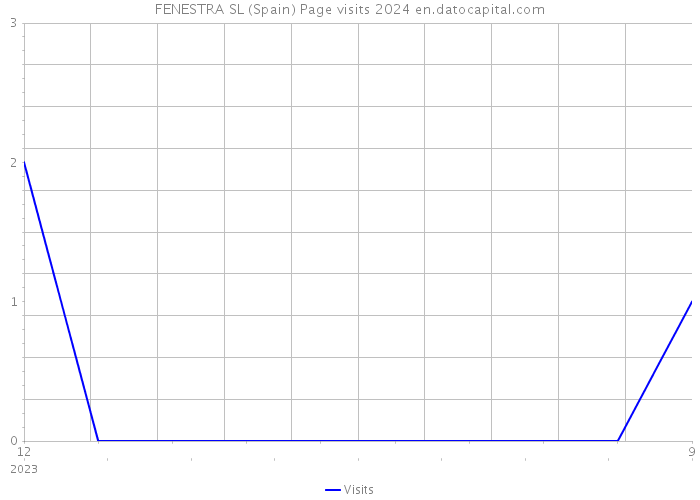 FENESTRA SL (Spain) Page visits 2024 