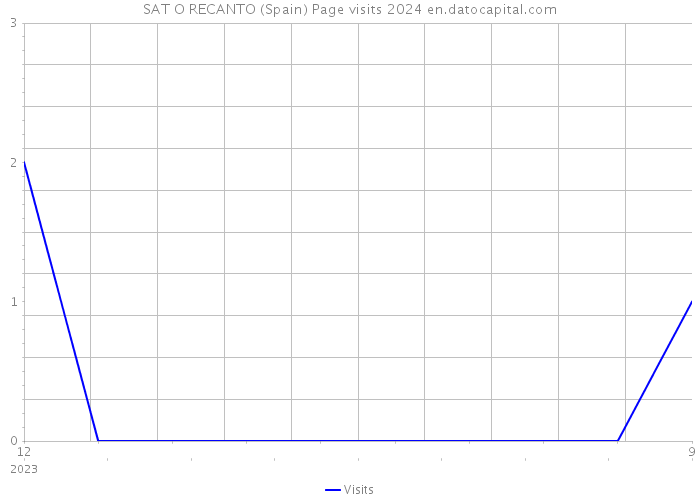 SAT O RECANTO (Spain) Page visits 2024 