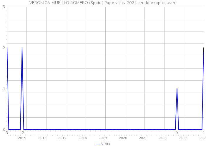 VERONICA MURILLO ROMERO (Spain) Page visits 2024 