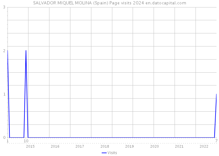 SALVADOR MIQUEL MOLINA (Spain) Page visits 2024 
