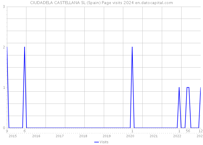 CIUDADELA CASTELLANA SL (Spain) Page visits 2024 