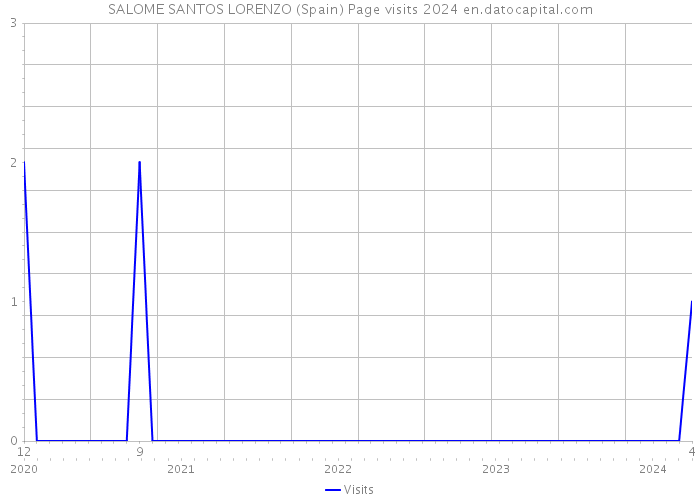 SALOME SANTOS LORENZO (Spain) Page visits 2024 