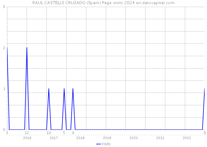 RAUL CASTELLS CRUZADO (Spain) Page visits 2024 