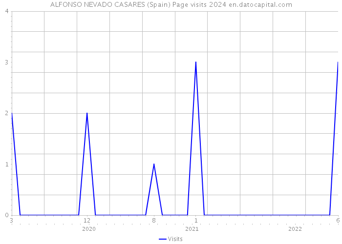 ALFONSO NEVADO CASARES (Spain) Page visits 2024 