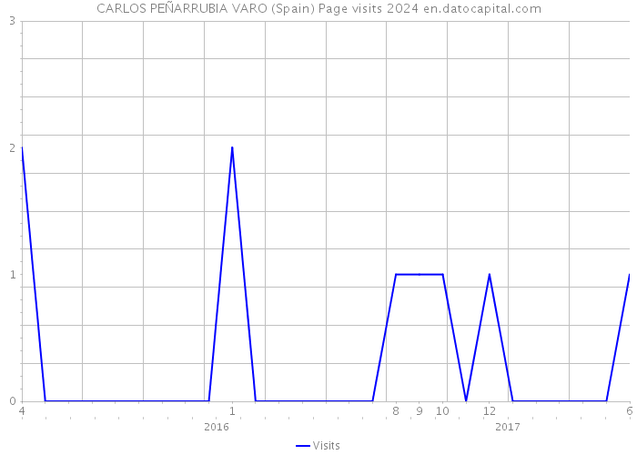 CARLOS PEÑARRUBIA VARO (Spain) Page visits 2024 