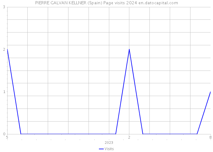 PIERRE GALVAN KELLNER (Spain) Page visits 2024 