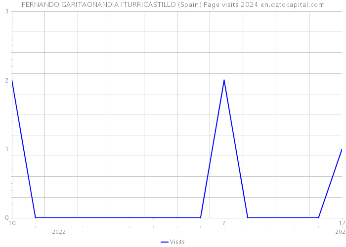 FERNANDO GARITAONANDIA ITURRICASTILLO (Spain) Page visits 2024 