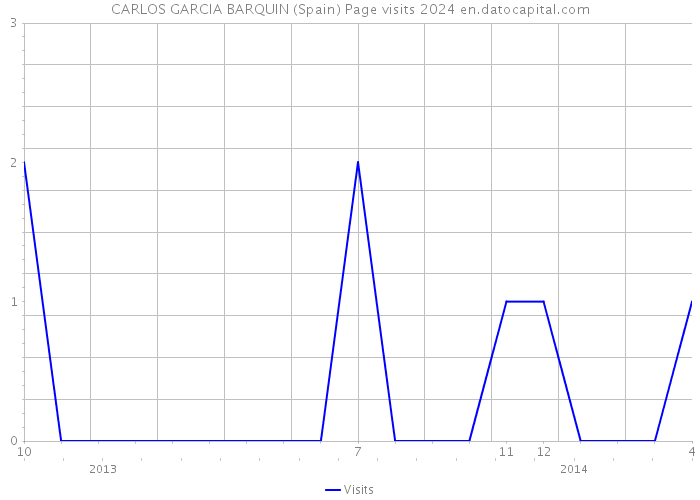 CARLOS GARCIA BARQUIN (Spain) Page visits 2024 