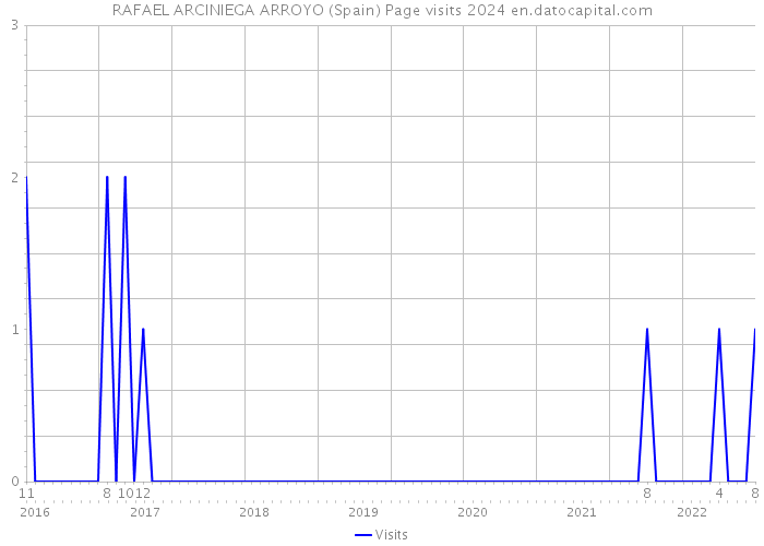 RAFAEL ARCINIEGA ARROYO (Spain) Page visits 2024 
