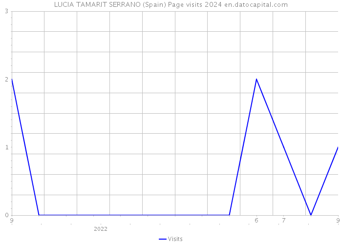 LUCIA TAMARIT SERRANO (Spain) Page visits 2024 