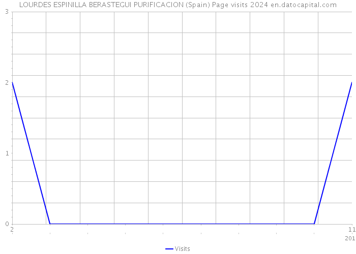 LOURDES ESPINILLA BERASTEGUI PURIFICACION (Spain) Page visits 2024 