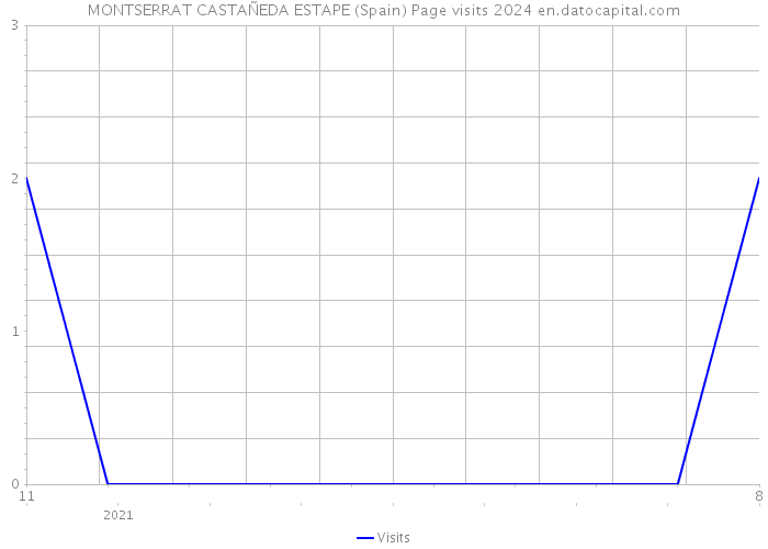 MONTSERRAT CASTAÑEDA ESTAPE (Spain) Page visits 2024 