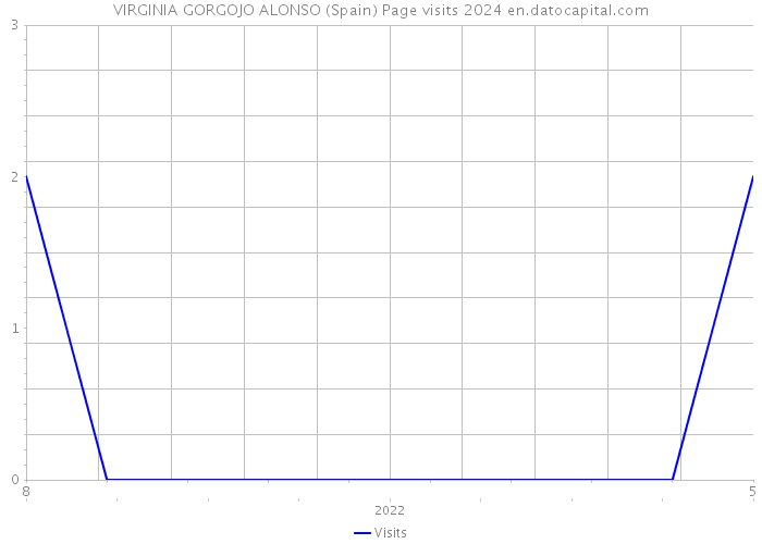 VIRGINIA GORGOJO ALONSO (Spain) Page visits 2024 