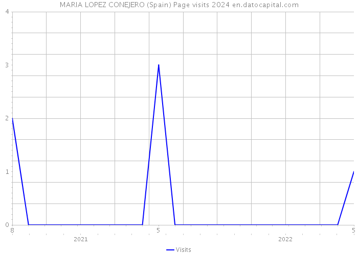 MARIA LOPEZ CONEJERO (Spain) Page visits 2024 