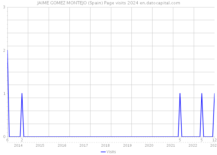 JAIME GOMEZ MONTEJO (Spain) Page visits 2024 