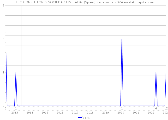 FITEC CONSULTORES SOCIEDAD LIMITADA. (Spain) Page visits 2024 