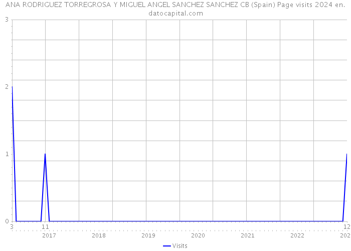 ANA RODRIGUEZ TORREGROSA Y MIGUEL ANGEL SANCHEZ SANCHEZ CB (Spain) Page visits 2024 