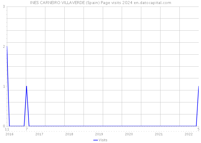 INES CARNEIRO VILLAVERDE (Spain) Page visits 2024 