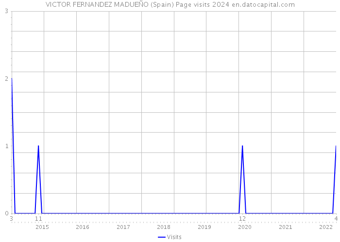 VICTOR FERNANDEZ MADUEÑO (Spain) Page visits 2024 