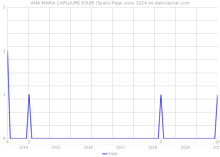 ANA MARIA CAPLLIURE SOLER (Spain) Page visits 2024 
