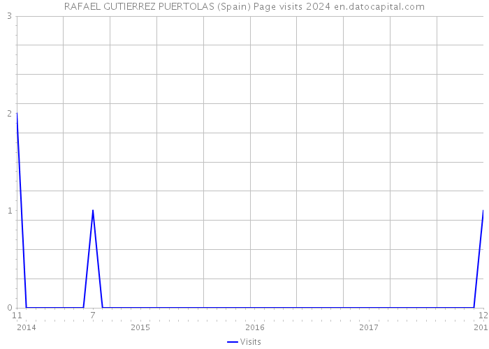 RAFAEL GUTIERREZ PUERTOLAS (Spain) Page visits 2024 