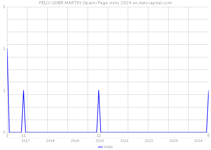 FELIX GINER MARTIN (Spain) Page visits 2024 