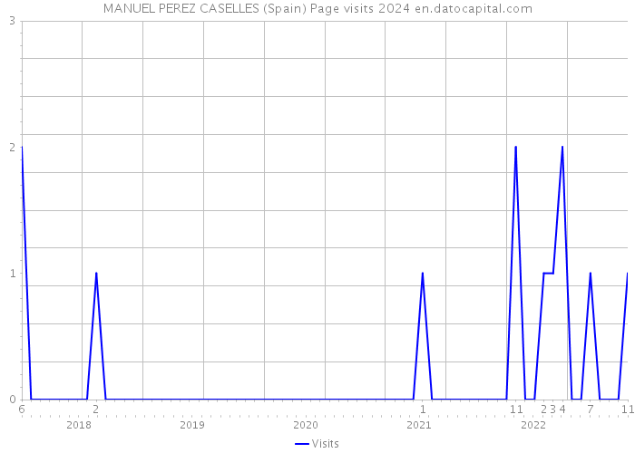 MANUEL PEREZ CASELLES (Spain) Page visits 2024 