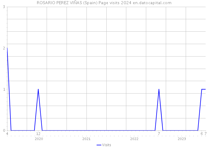 ROSARIO PEREZ VIÑAS (Spain) Page visits 2024 