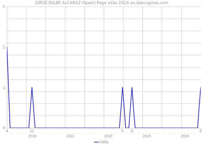 JORGE SOLER ALCARAZ (Spain) Page visits 2024 
