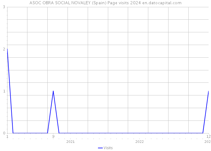 ASOC OBRA SOCIAL NOVALEY (Spain) Page visits 2024 