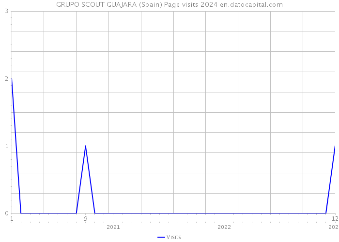 GRUPO SCOUT GUAJARA (Spain) Page visits 2024 