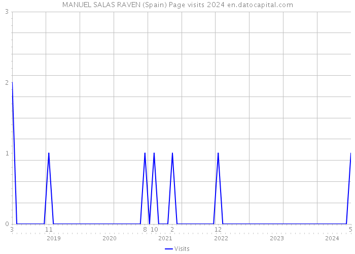 MANUEL SALAS RAVEN (Spain) Page visits 2024 