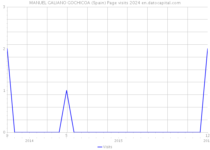 MANUEL GALIANO GOCHICOA (Spain) Page visits 2024 