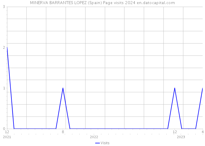 MINERVA BARRANTES LOPEZ (Spain) Page visits 2024 