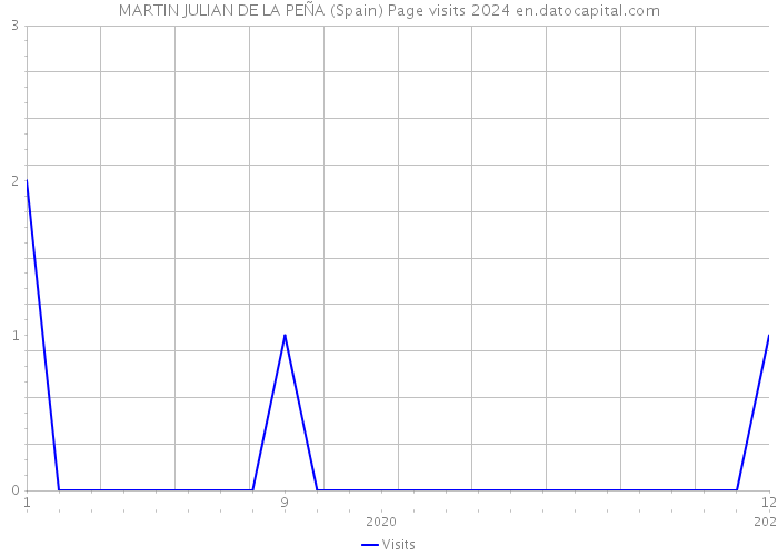 MARTIN JULIAN DE LA PEÑA (Spain) Page visits 2024 