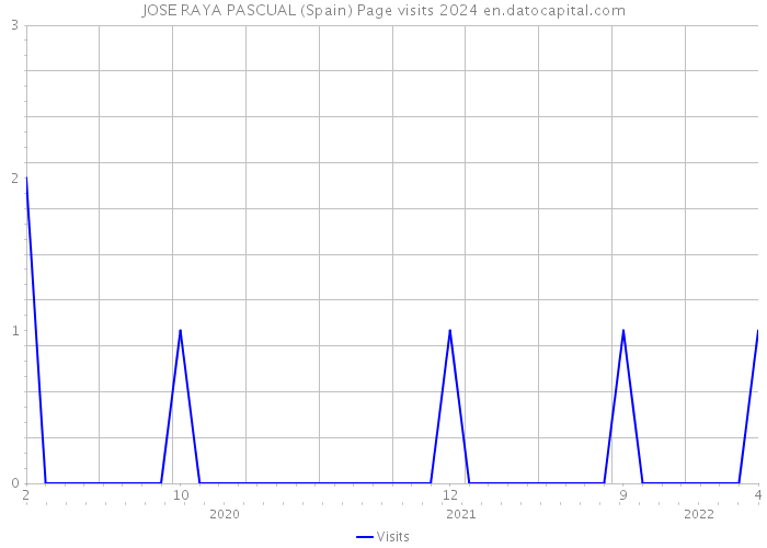 JOSE RAYA PASCUAL (Spain) Page visits 2024 