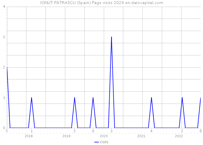 IONUT PATRASCU (Spain) Page visits 2024 