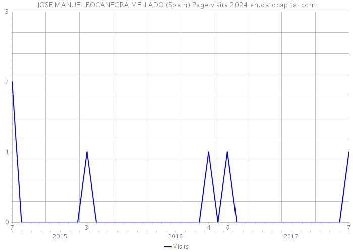JOSE MANUEL BOCANEGRA MELLADO (Spain) Page visits 2024 
