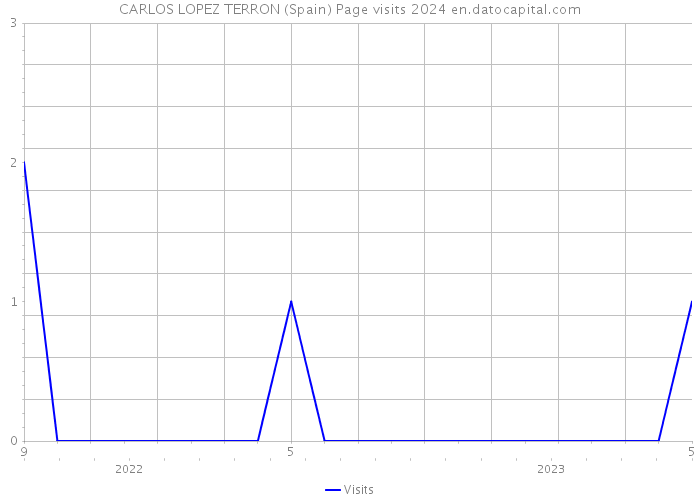 CARLOS LOPEZ TERRON (Spain) Page visits 2024 