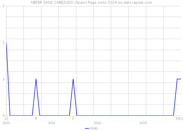 NEFER SANZ CABEZUDO (Spain) Page visits 2024 