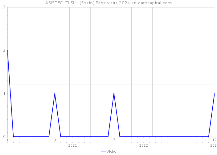 ASISTEC-TI SLU (Spain) Page visits 2024 