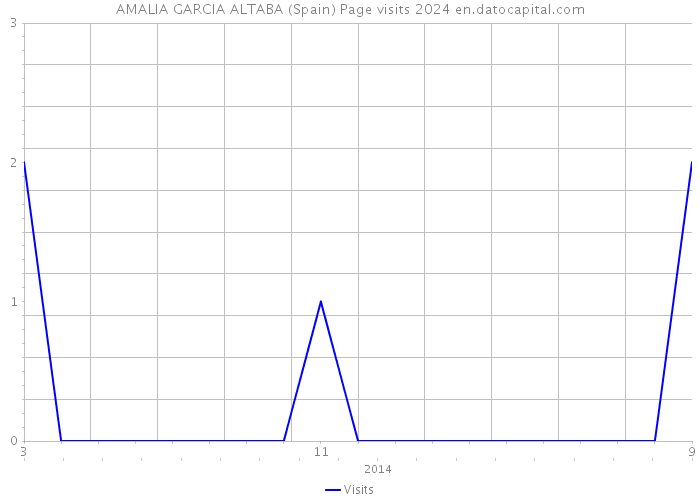 AMALIA GARCIA ALTABA (Spain) Page visits 2024 