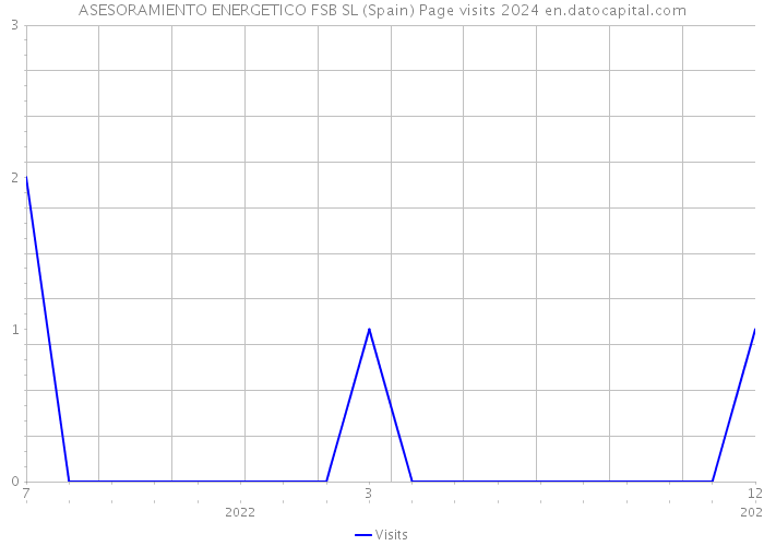 ASESORAMIENTO ENERGETICO FSB SL (Spain) Page visits 2024 