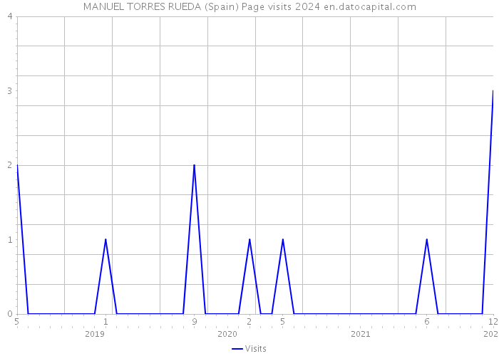 MANUEL TORRES RUEDA (Spain) Page visits 2024 
