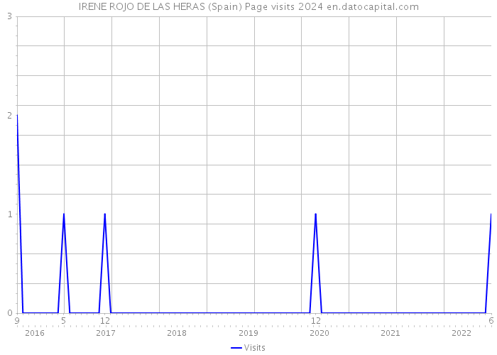 IRENE ROJO DE LAS HERAS (Spain) Page visits 2024 