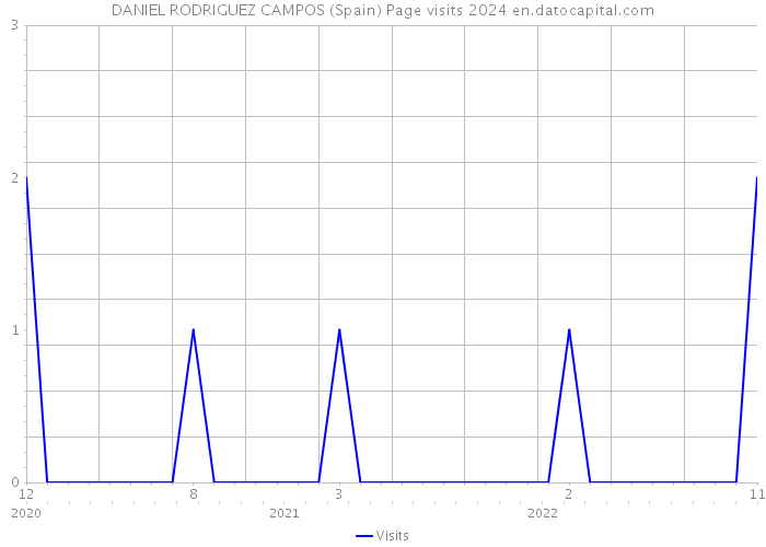 DANIEL RODRIGUEZ CAMPOS (Spain) Page visits 2024 