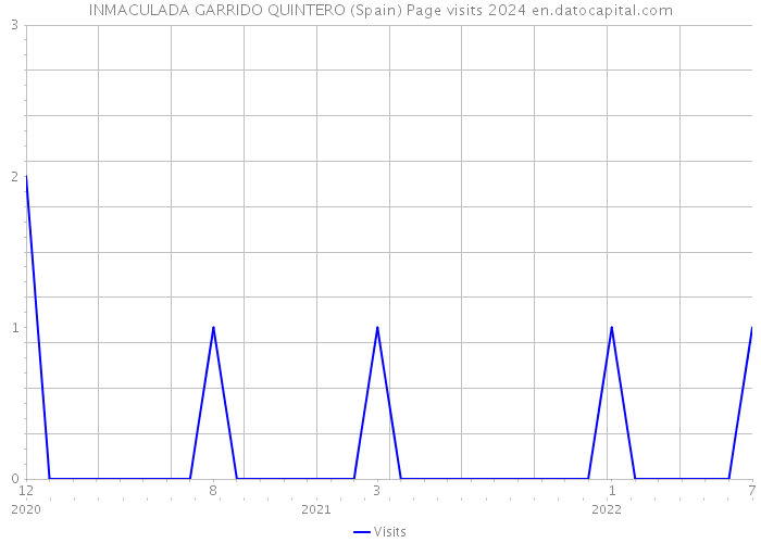 INMACULADA GARRIDO QUINTERO (Spain) Page visits 2024 