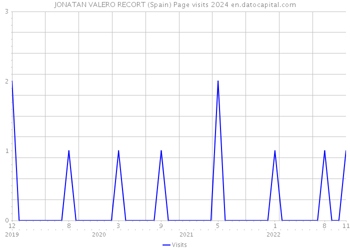JONATAN VALERO RECORT (Spain) Page visits 2024 