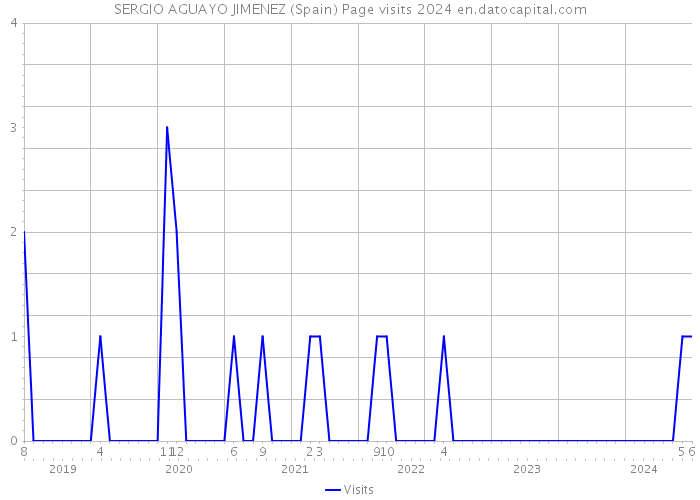 SERGIO AGUAYO JIMENEZ (Spain) Page visits 2024 